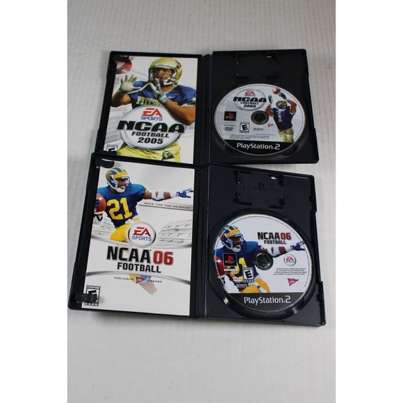 2 Games: NCAA Football 05 and 06 (Sony PlayStation 2, PS2) Authentic, complete - Picture 5 of 12